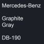 Preview: Mercedes-Benz, Graphite Gray, DB-190.